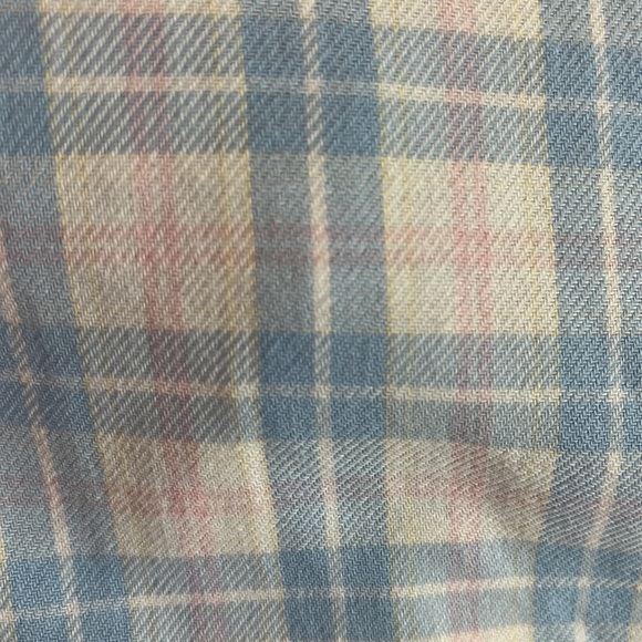 Vintage 90s TALBOTS INTIMATES Size XL VNeck Plaid Flannel Lace Embroidery
Sweet - Picture 13 of 16